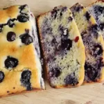 Gâteau moelleux aux amandes et myrtilles