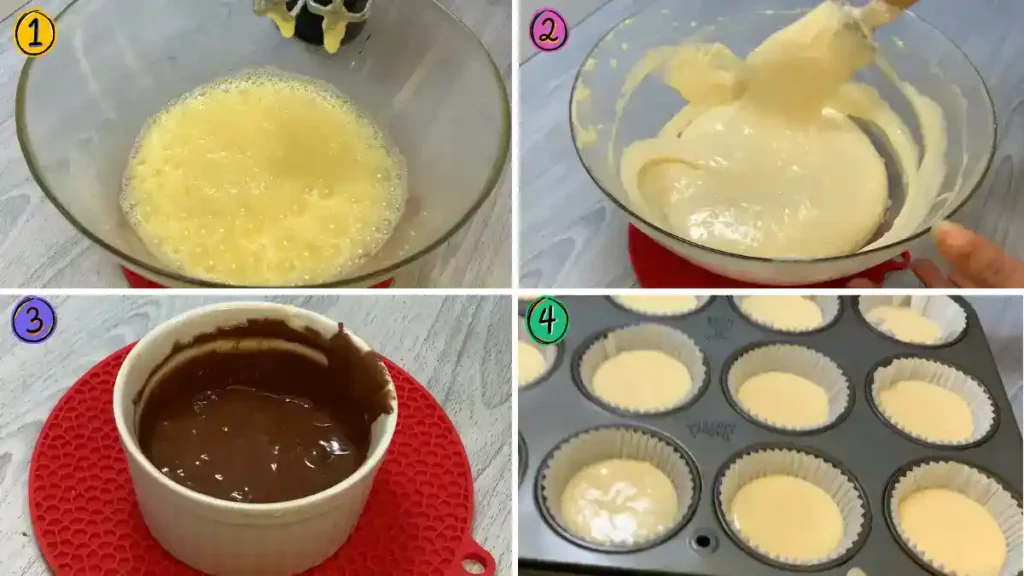 Recette incroyable de cupcakes marbrés moelleux