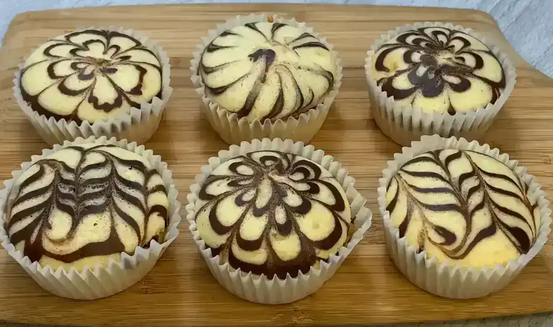 Recette incroyable de cupcakes marbrés moelleux