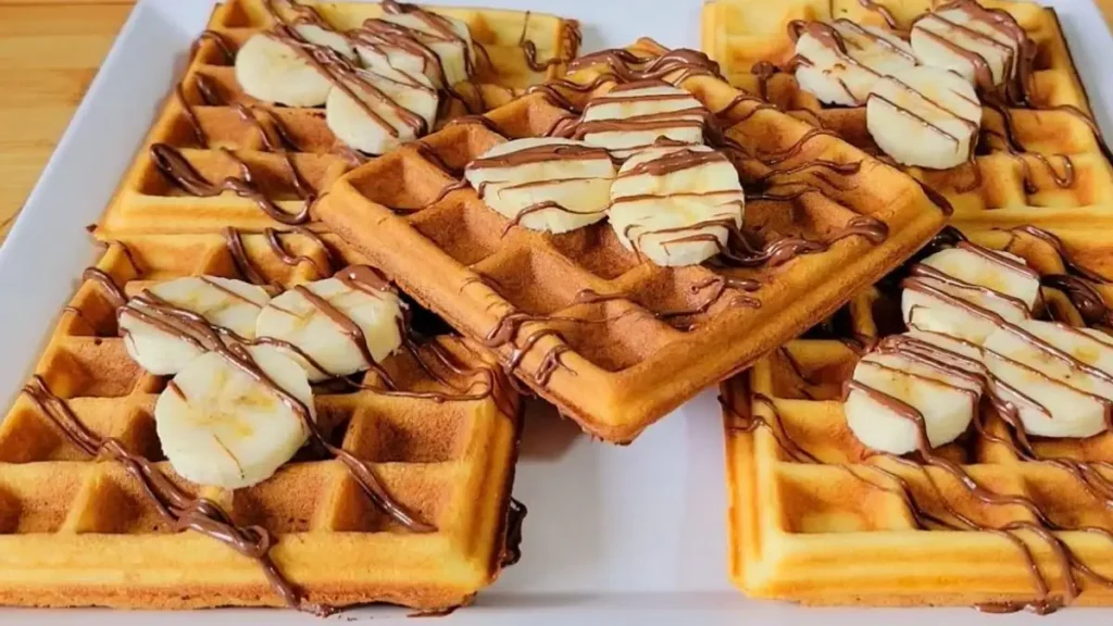Gaufres express chocolat banane