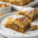 Baklava recette au chocolat optionnel, avec pâte filo dorée et texture feuilletée