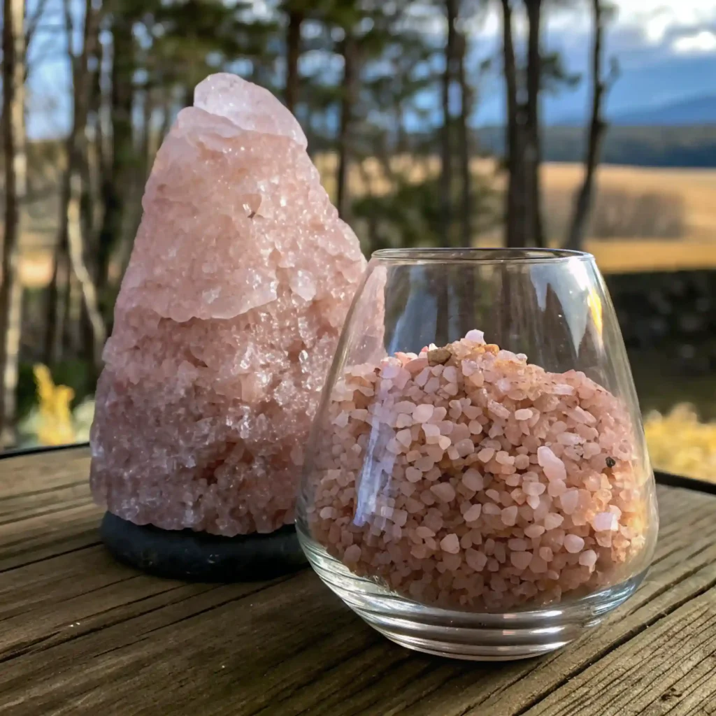 Bienfaits du sel rose dans une boisson detox matinale