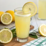 Préparation maison de Jus de citron avec citron bio