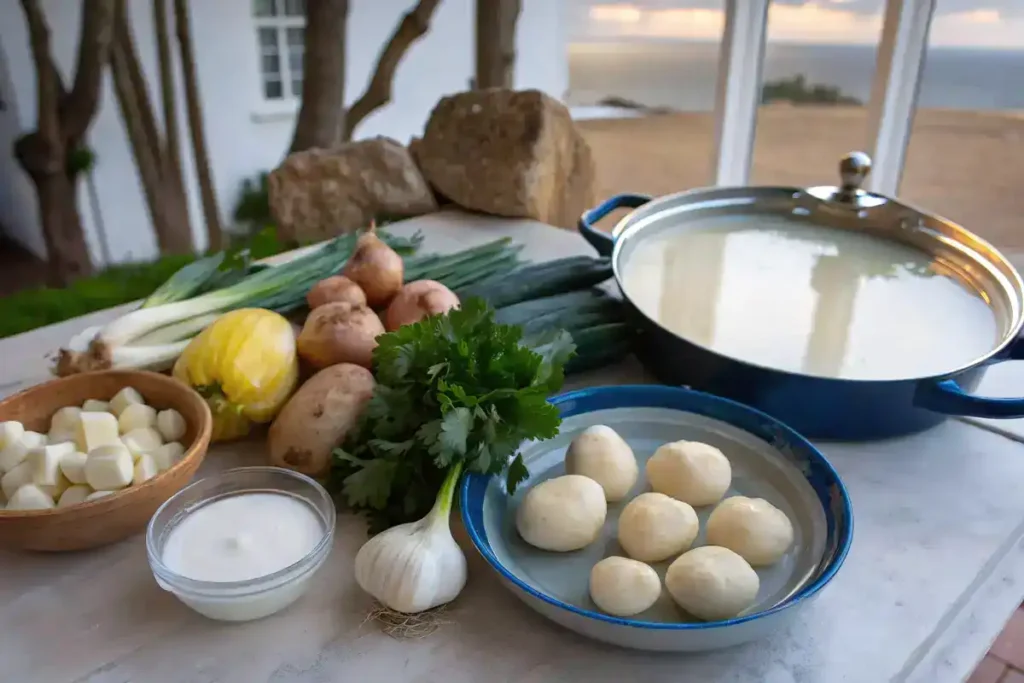 Fondue de poireaux chaude et crémeuse, parfaite pour un repas élégant