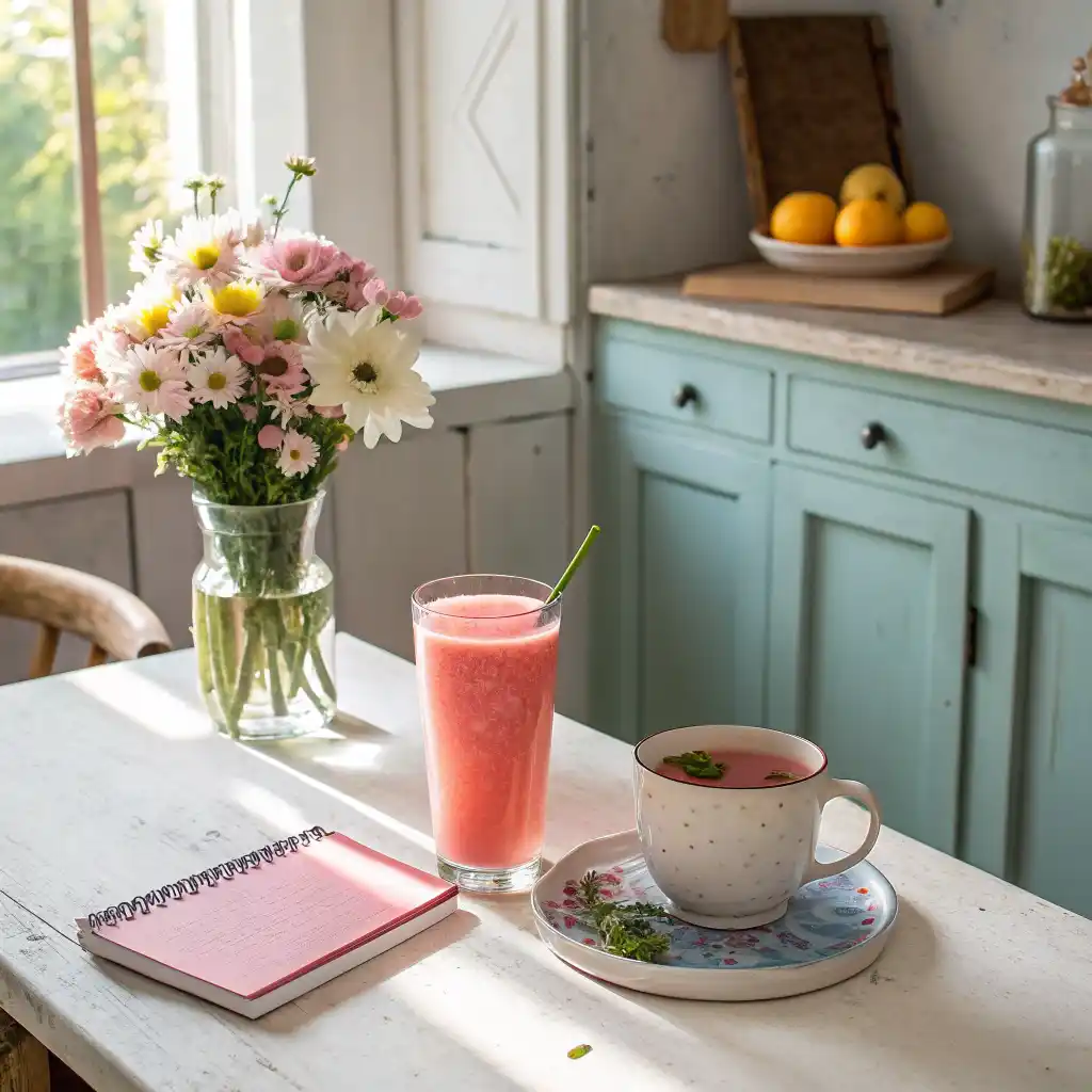 Bienfaits de la Détox Matinale Sel Rose : hydratation, digestion et énergie naturelle.